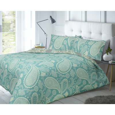 Englert Cotton Blend Paisley Duvet Cover Set with Pillowcases Included