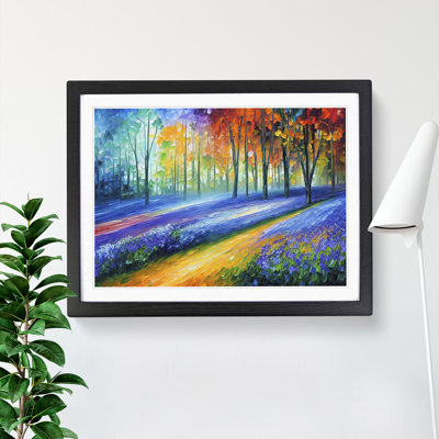 Bluebell Field Shimmer Vol.1 - Single Picture Frame Painting