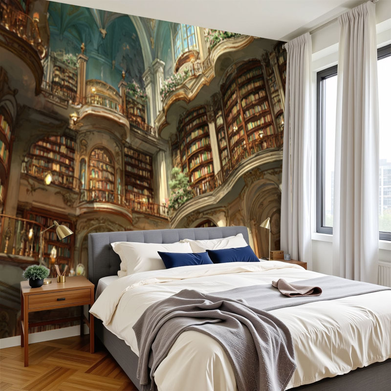 Papier peint adhésif auto-adhésif moderne pour la chambre à coucher Peel and Stick L 100 po x l 144 po