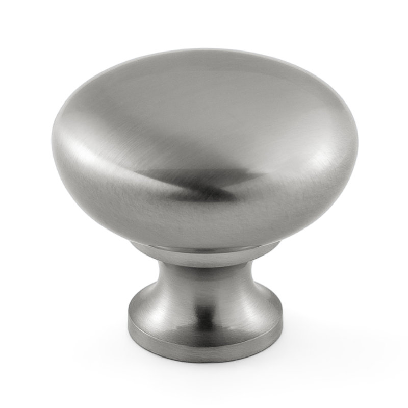 Classic Collection  1 1/4" Diameter Round Knob Multipack, Satin Nickel