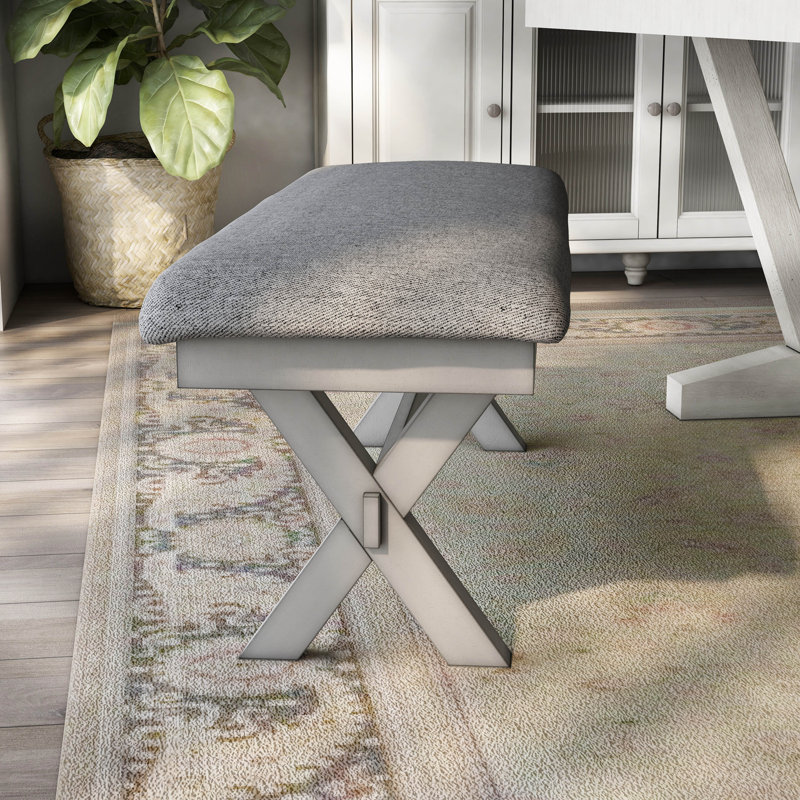 Maier Polyester Upholstered Bench