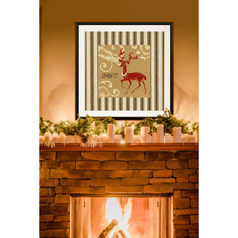 « en toile jute cerf », impression sur toile tendue, H 16 po x l 16 po x P 1,5 po