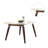 Faux Marble Top Dining Table