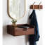 Table d'appoint avec tiroir 18 "X 12" x 6,5 "Kitt