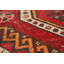 Tapis rouge à motif géométrique 5 x 10