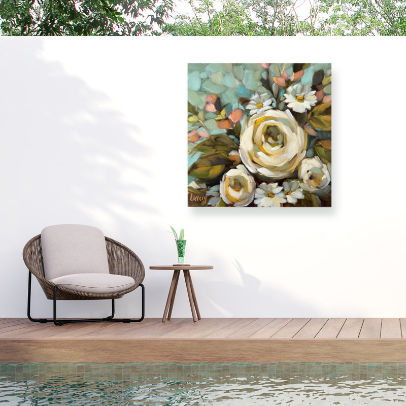 Toile d'extérieur Andrea Lavery Garden Beauty, H 14 po x l 14 po
