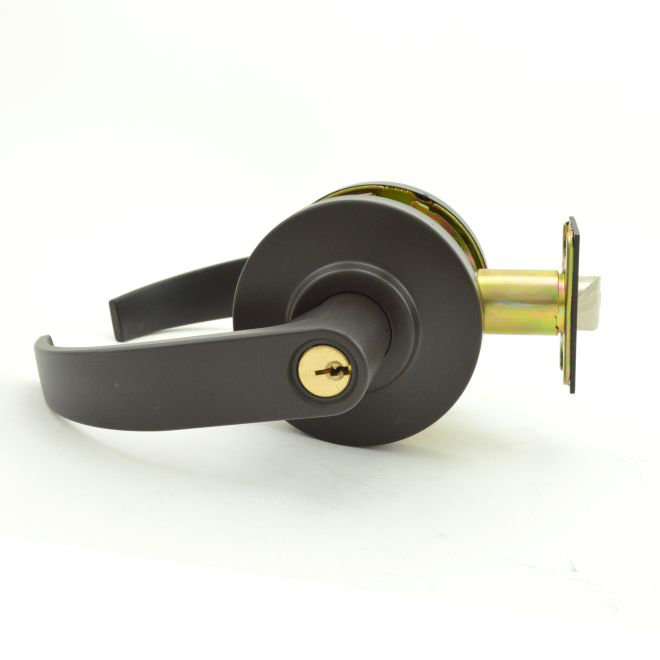Keyed Door Lever, Oil Rubbed Bronze