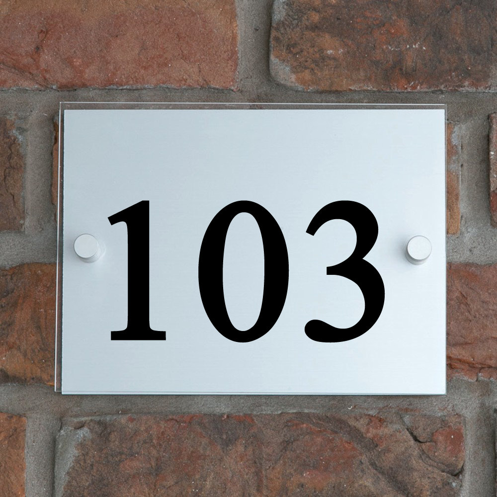6in. Champy Surface/Flush Mount House Number
