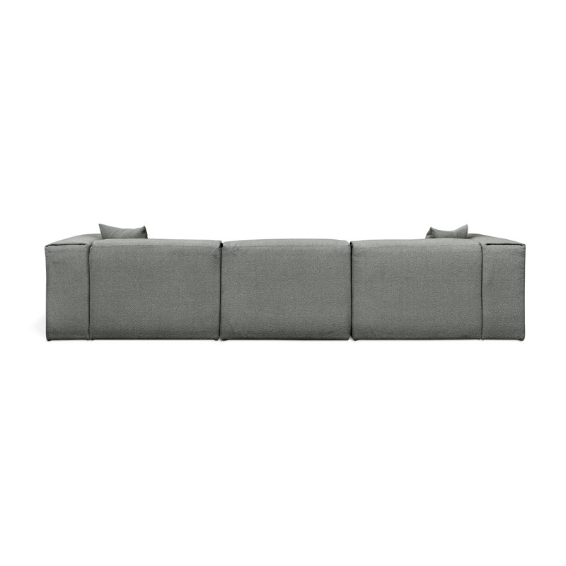Nest Modular Sectional, Scoria Boucle