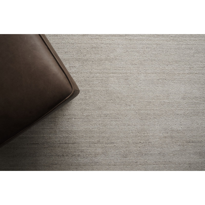 Catalina Hand-Loomed Synthetic Silver Area Rug, Rectangle 12' x 15'