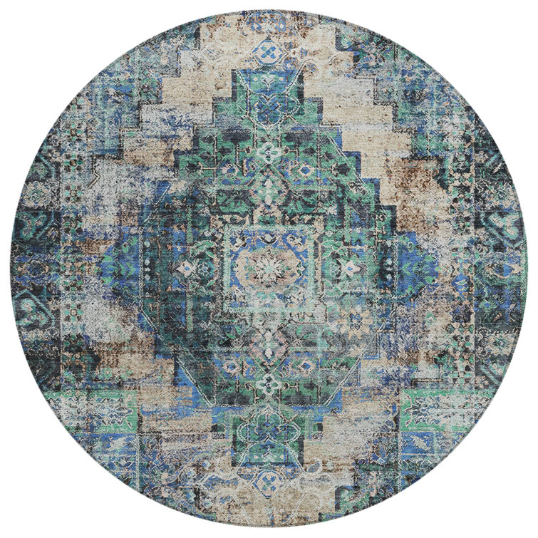 Machine Washable Indoor/Outdoor Jocelyn ACN2139 Global Rug