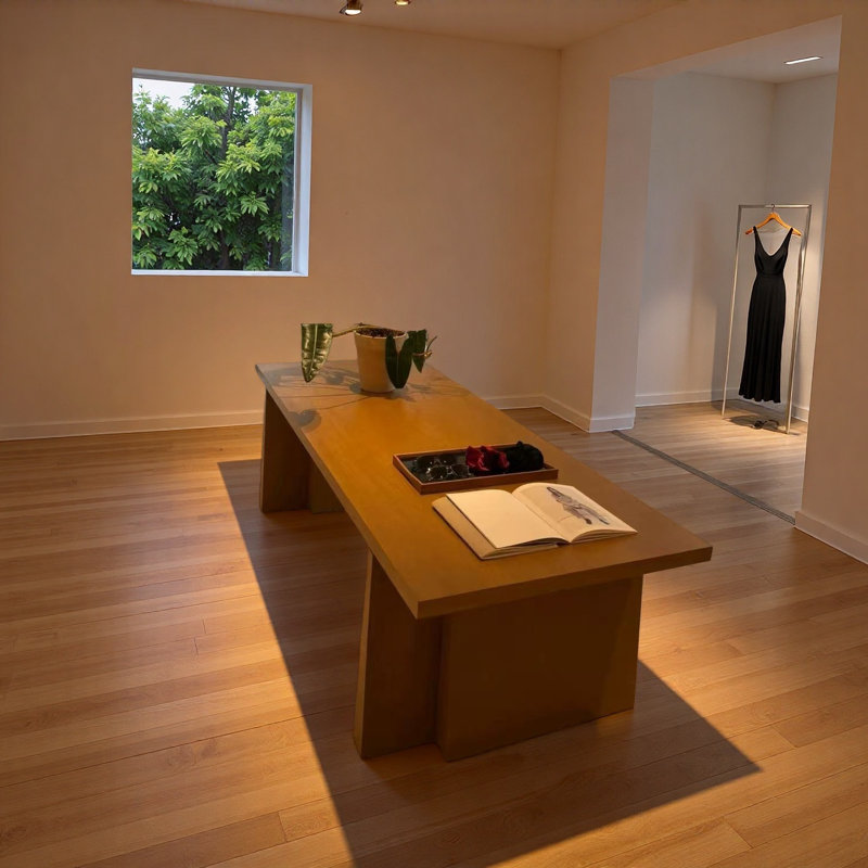 Table de présentation de vêtements