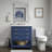 Keisha 31'' Single Bathroom Vanity with Carrara Marble Top-189925752