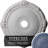 Endurathane Heaton Ceiling Medallion, 27 1/2"OD x 3 7/8"ID x 2 1/4"P (Fits Canopies up to 6 1/2"), Hand-Painted Americana Crackle Finish-28574665