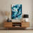 Abstract Landscape 39 Blue Metal Wall Art-1863195911