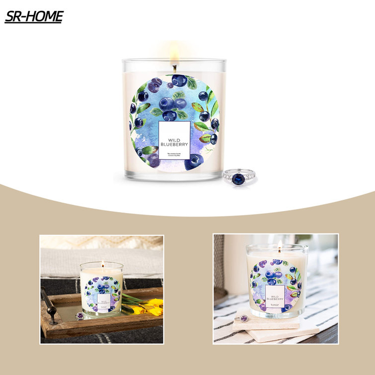 iHcasadécor Wild Blueberry Scented Jar Candle