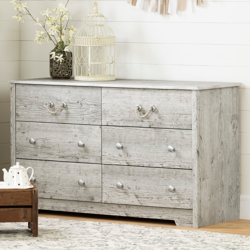 Commode 6 tiroirs Hoyer, Pin maritime