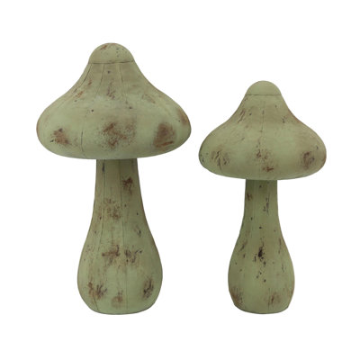 Oversized Metal Distressed Mushroom Deco Home Decorations Spring