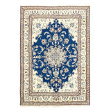 Oriental Area Rug in Light Blue