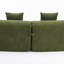 Canapé incurvé incurvé, canapé modulaire à compression haute densité de 110 po, canapé-lit pour salon, salon, appartement, chenille-320737226-320737227