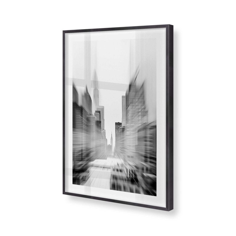 NYC City Rhythms, Cadre photo simple en zinc vieilli, H 12,25 po x l 15,25 po