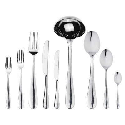 Natura Flatware Set - 75 Pieces - Stainless Steel