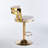 Modern Bar Chair(Set Of 2 ) With Golden Color Iron Tube Legs,  Soft Cushions And Comfortable Backrest, Suitable For Dining Room, Living Room, Cafe,Bar Stool-1572593469