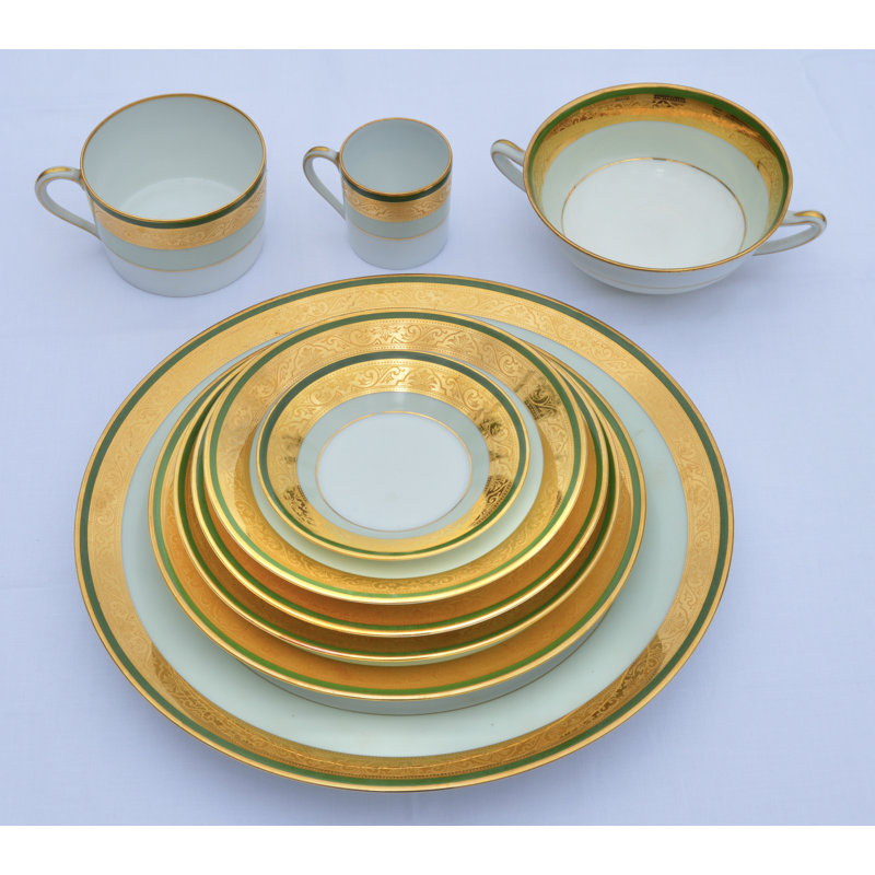 Porcelain Dinnerware Set - Service for 12