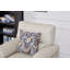 Fauteuil d'appoint 36,8 po avec coussin géométrique complémentaire Leathaire-120187044