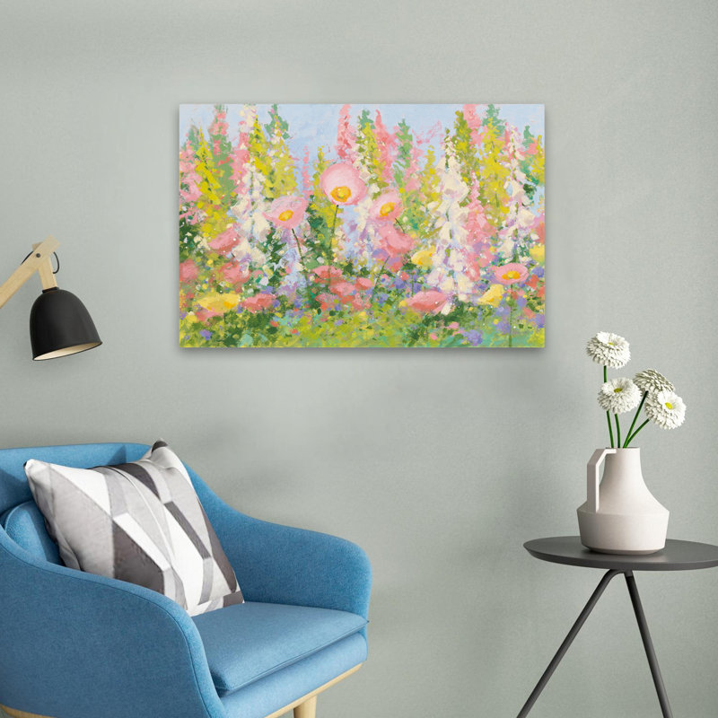 Jardin pastel I jardin bleu ciel Foxglove, H 24 po x l 16 po