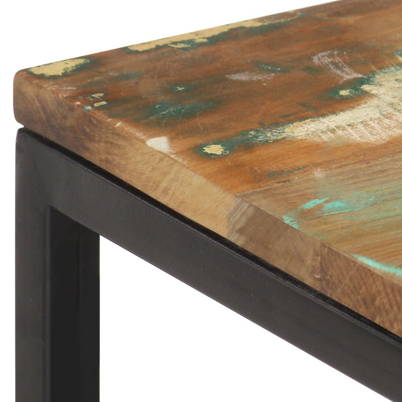 Table basse avec rangement Arla, H 10,6 po x l 26,8 po x P 27,6 po, Multicolore