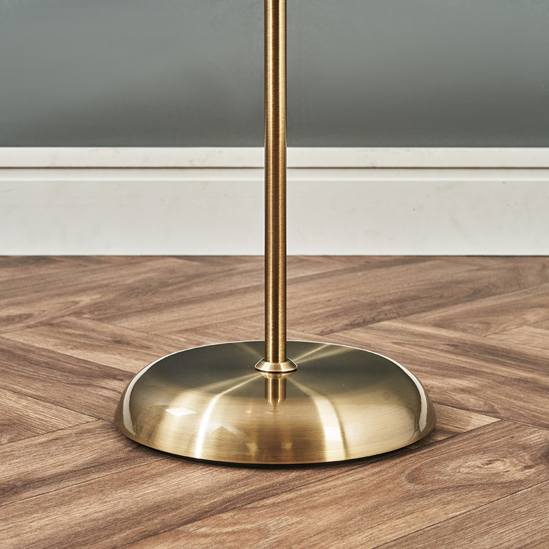 Hatton 176cm Torchiere Floor Lamp, Antique Brass, No