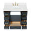 Meuble-lavabo simple avec plateau Abshire 43-93359268