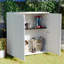 Decksplore 80 Gallons Weatherproof Outdoor Storage Cabinetwith Adjustable-124325279