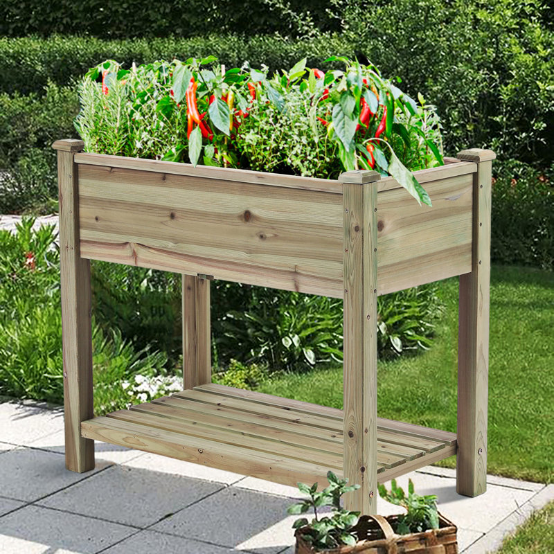 Tod Wood Raised Garden Bed