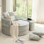 Canapé avec repose-pieds et repose-pieds Chenille-1198474