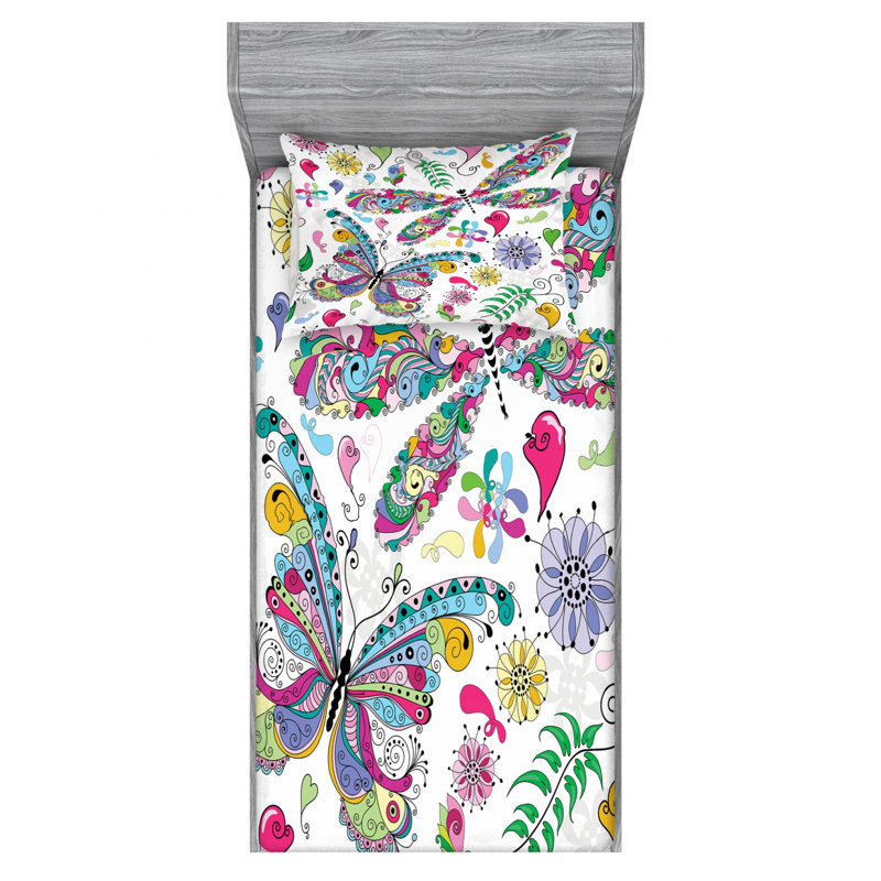 Microfiber Sheet Set, Twin XL Sheet Set with Fitted Sheet