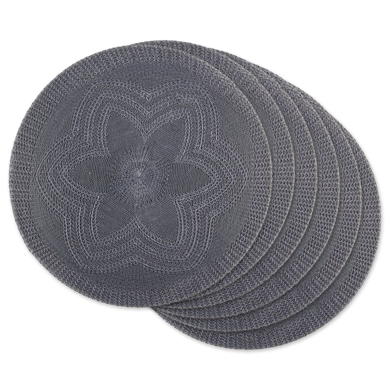 Ensemble de napperons Peasely Peasely, Gris