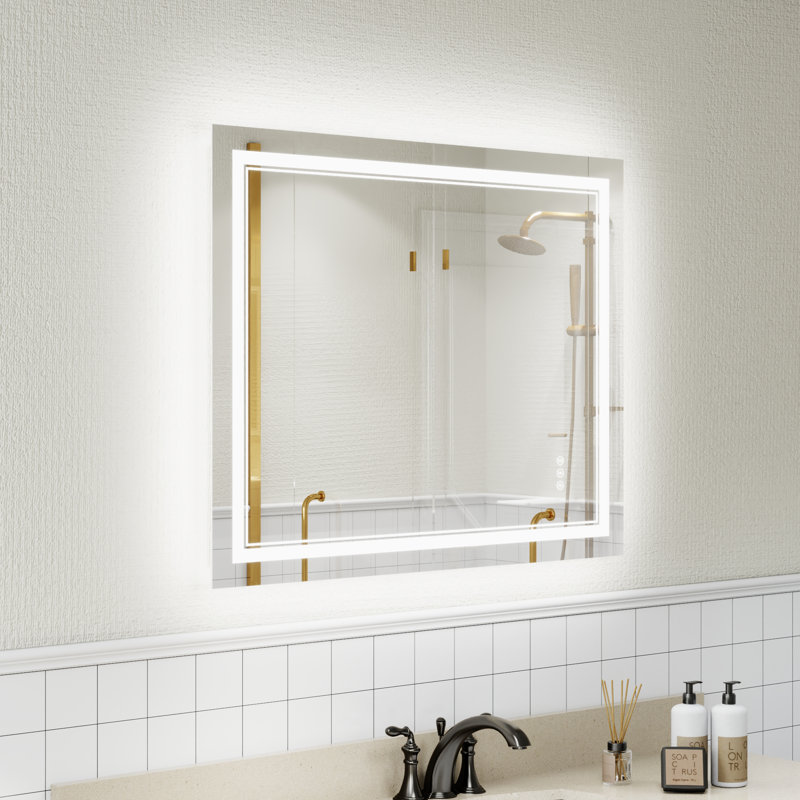 Miroir de salle de bain mural Aolaith, 32 po x 40 po