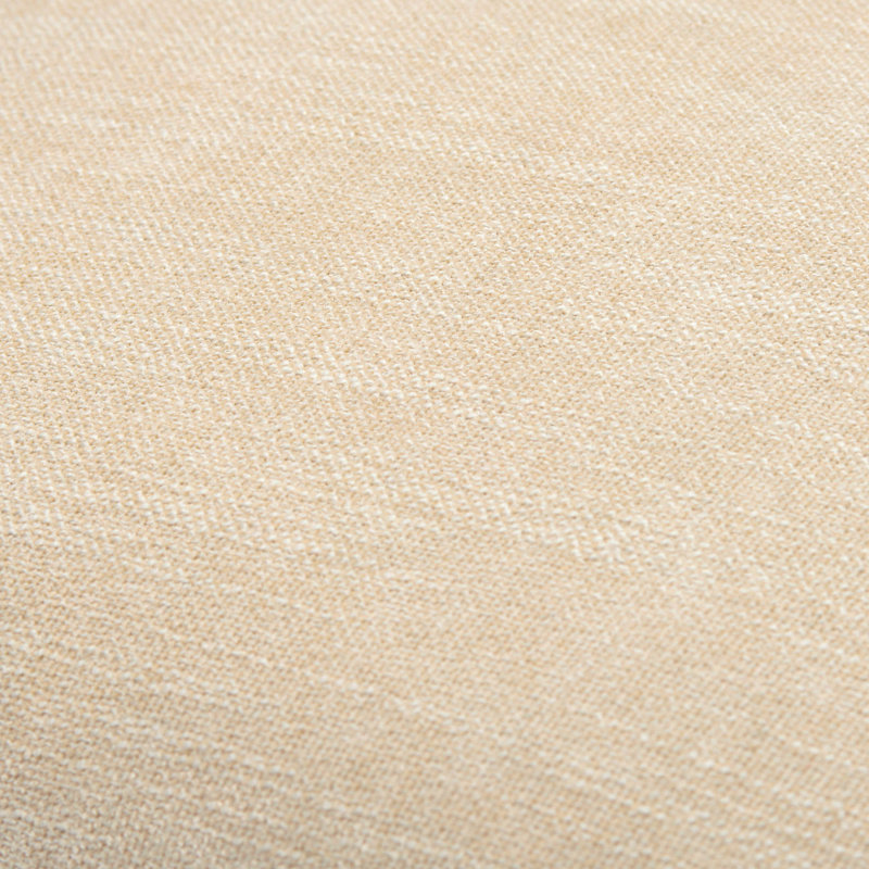 Housse de coussin décoratif Zunaira, H 22 po x l 22 po, Inférieur, Beige clair