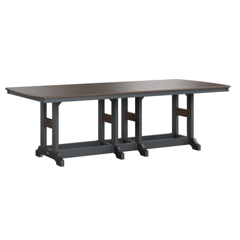 Garden Classic Outdoor Bar Table, Black, Brazilian Walnut