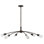 Atera 6 - Light Steel Dimmable Sputnik Modern Linear Chandelier