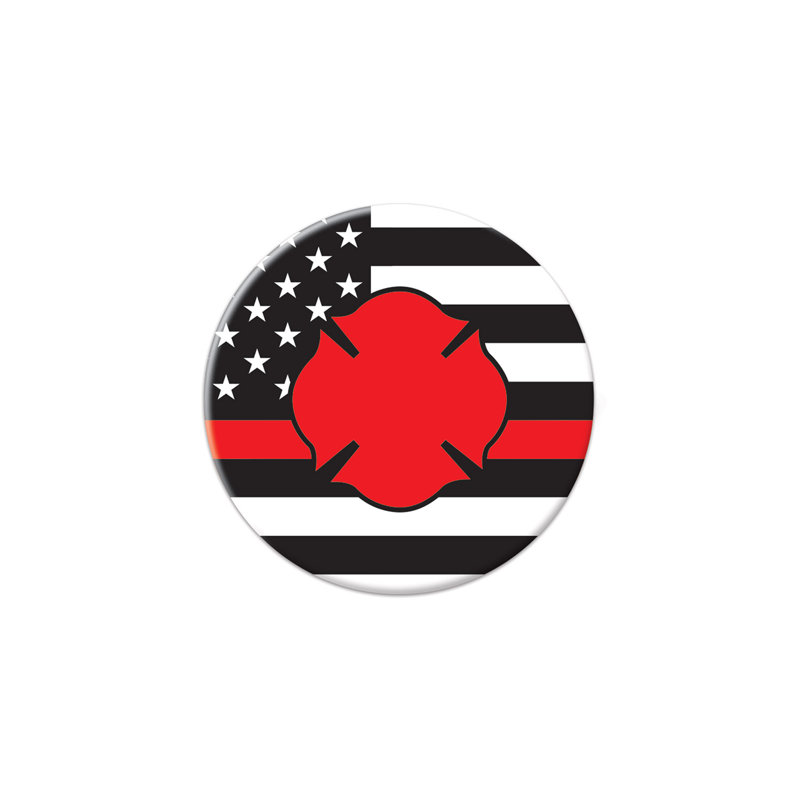 Icône de pompier maltais avec bouton drapeau