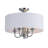 Bhushan Fabric Semi Flush Mount-1819605070