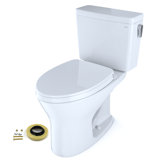 Drake® Dual-Flush Elongated Two-Piece Toilet with Tornado Flush (Seat Included)