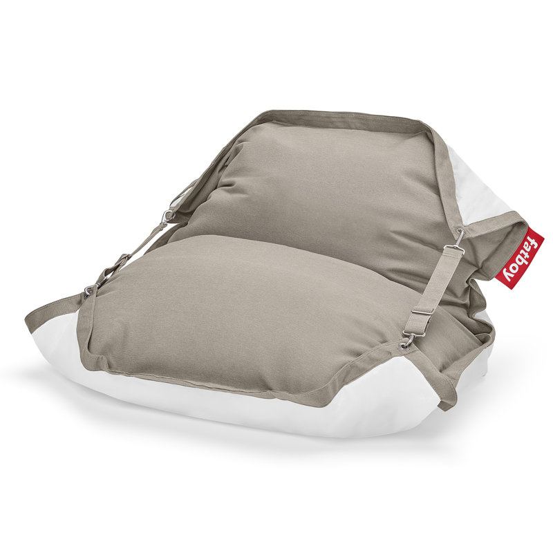 Flotteur de piscine Fatboy Floatzac Original, Oléfine taupe grise
