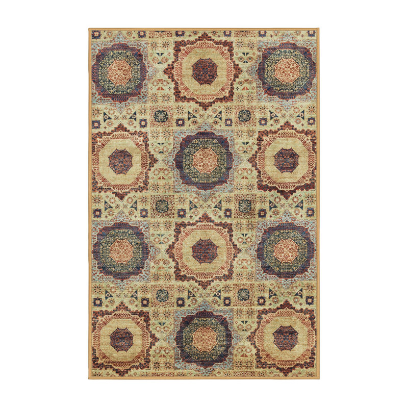 Abstract Indoor Rug, Rectangle 6' x 9'