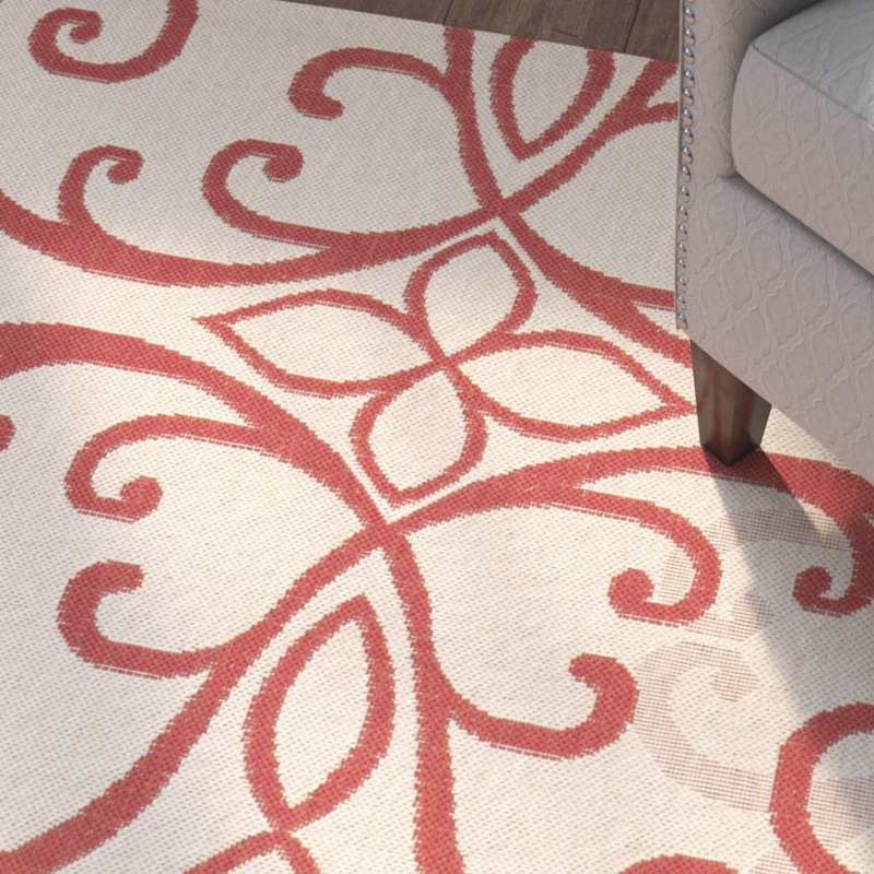 Bexton Performance Floral Rug, Rectangle 6'7" x 9'6"