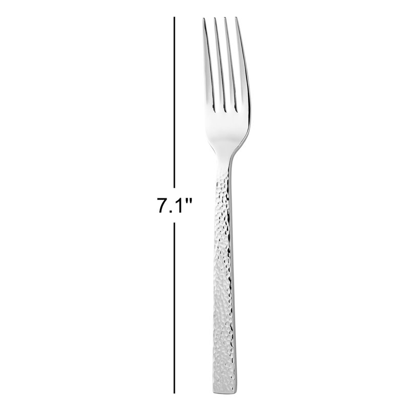 Chefs Table Hammered Dessert/Salad Forks by Oneida (18/0)
