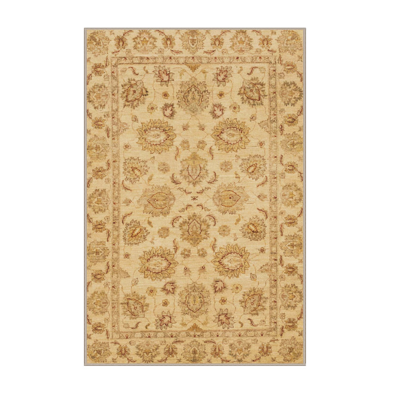 Tapis décoratif multicolore à motif abstrait, Rectangle 5 pi x 8 pi